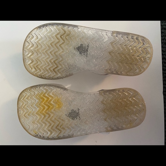 5/ $20 Girls Size 10 Clear Open Toe Jelly Sandals - Picture 5 of 6